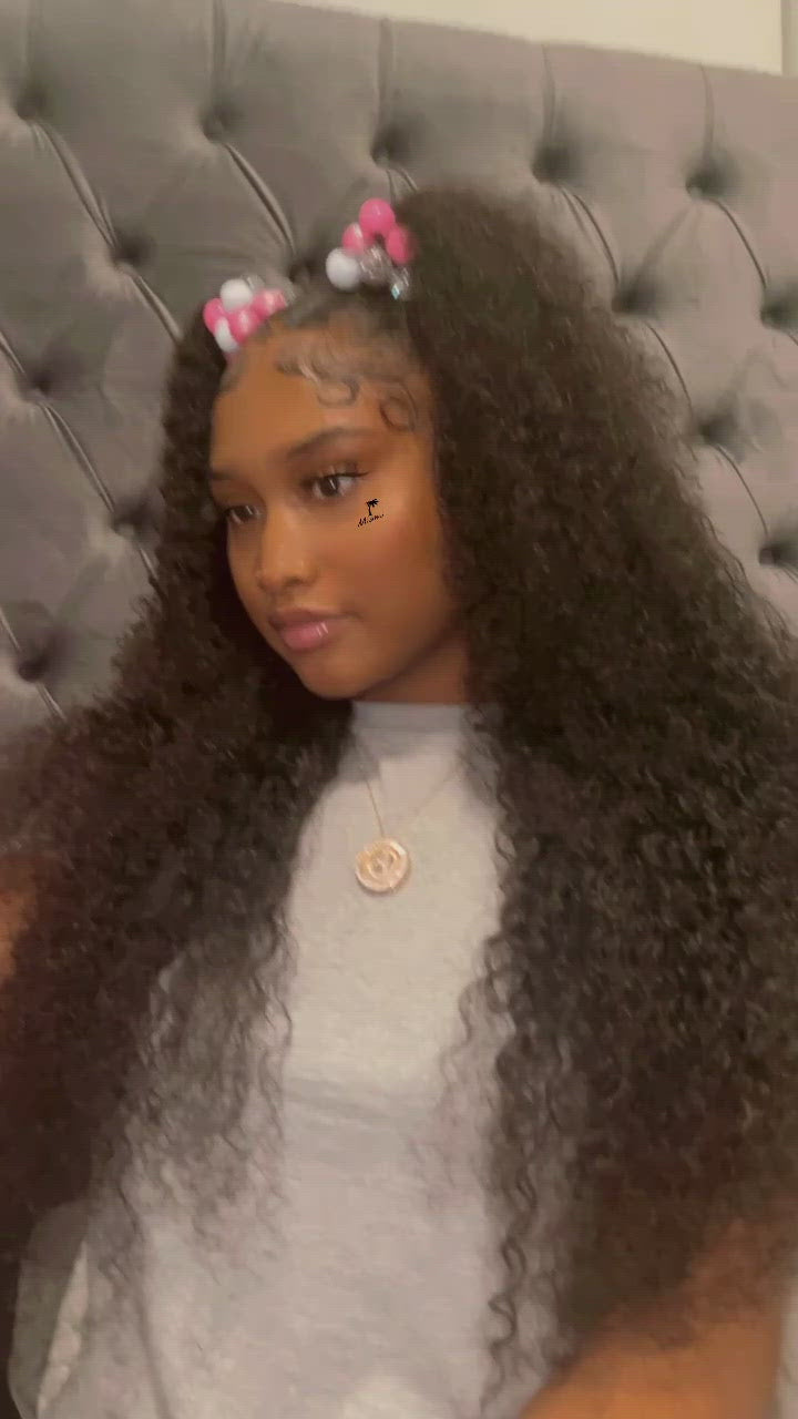 Mink Jerry curl Wig